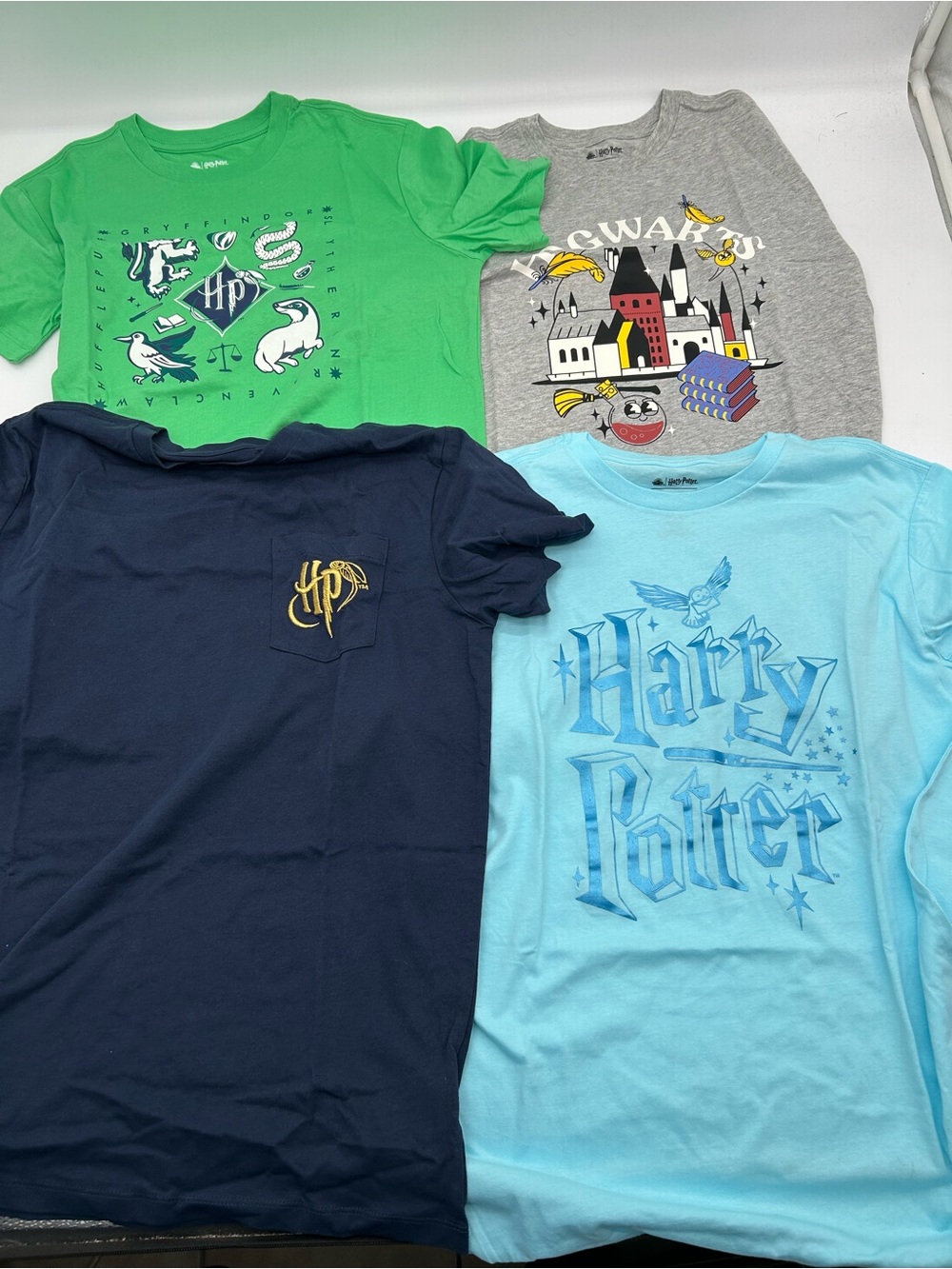 Harry Potter 2XL Youth Tee Shirts. Four shirt bundle